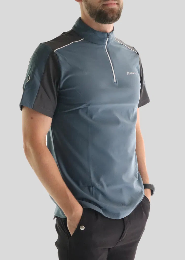 DEADSTOCK Mens Trainingshirt Shortsleeve - Ocean Blue