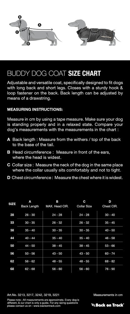 Abrigo Buddy 2.0 con relleno Back on Track