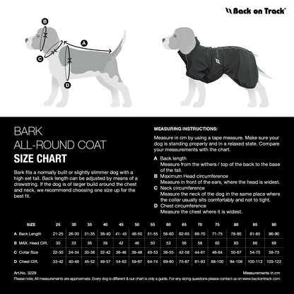 TRAKK 2.0 Chaleco Protector para Perros Back on Track Cordura® e Iontex®