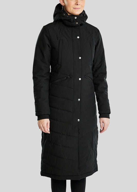 Dicte Chaqueta Larga técnica - Negro
