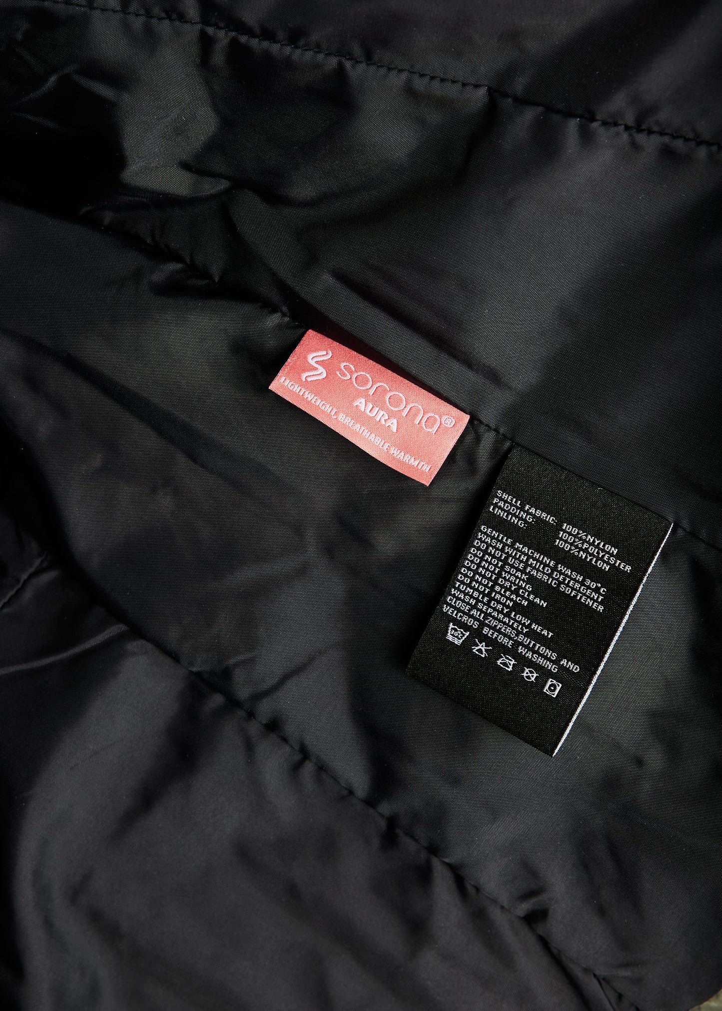 Dicte Chaqueta Larga técnica - Negro