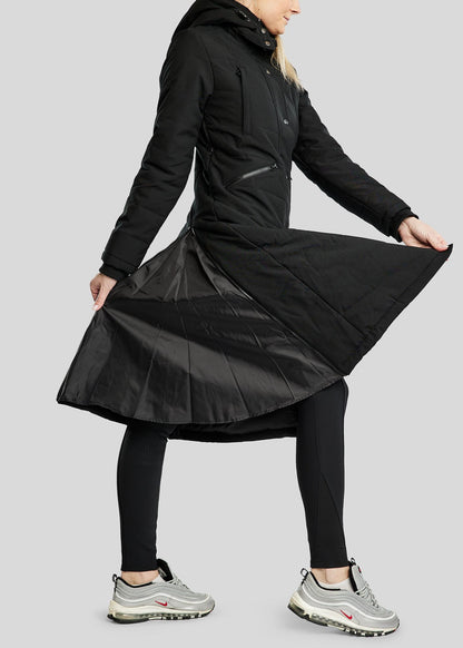 Dicte Chaqueta Larga técnica - Negro