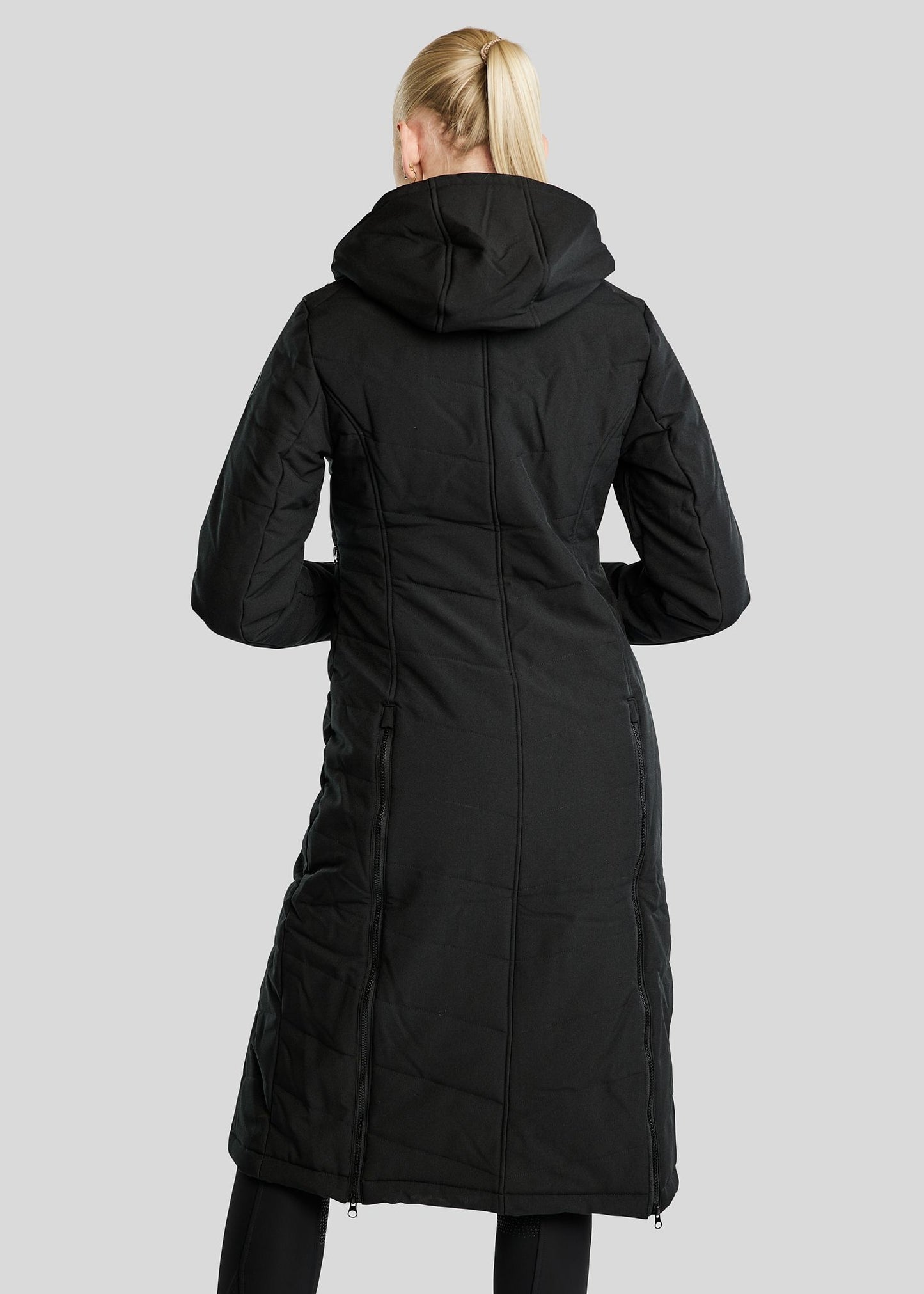 Dicte Chaqueta Larga técnica - Negro