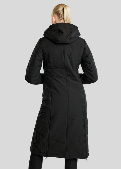 Dicte Chaqueta Larga técnica - Negro