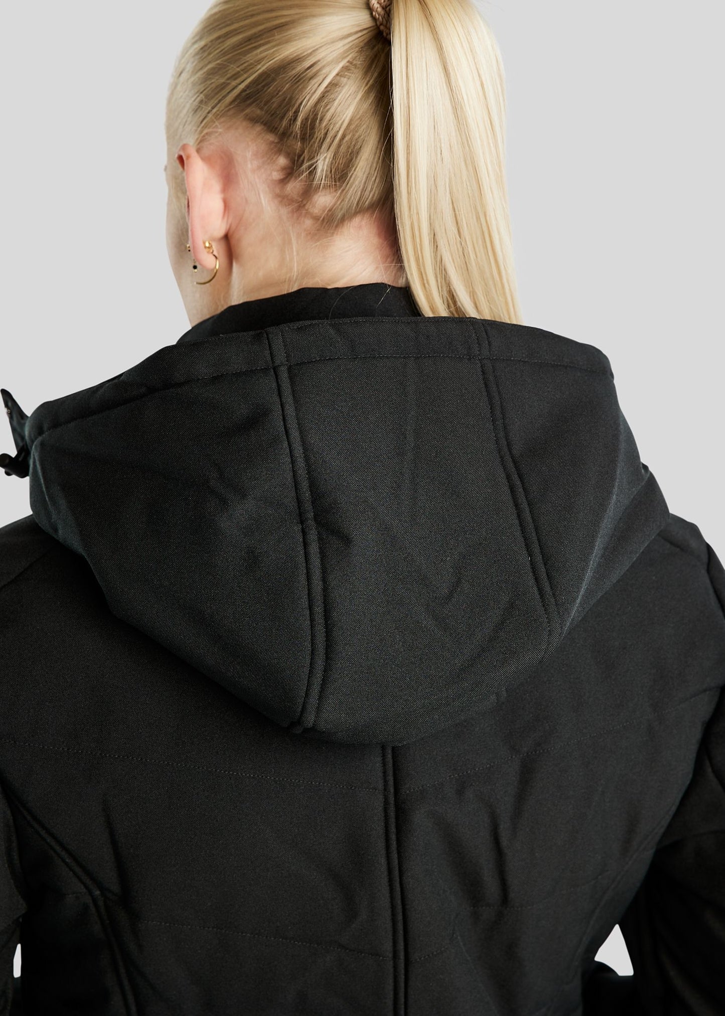 Dicte Chaqueta Larga técnica - Negro