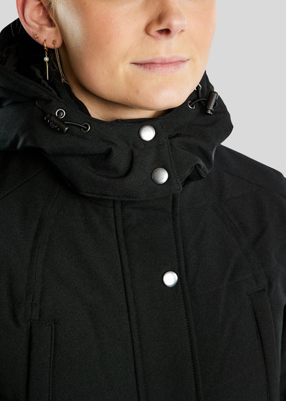 Dicte Chaqueta Larga técnica - Negro