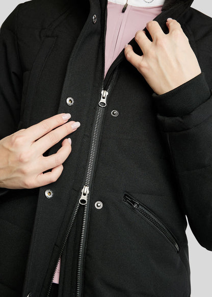 Dicte Chaqueta Larga técnica - Negro