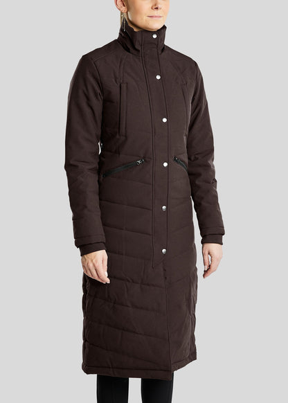Dicte Chaqueta Larga técnica - Marrón