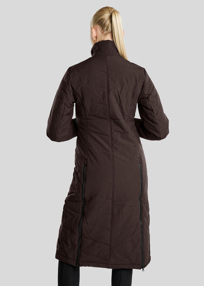 Dicte Chaqueta Larga técnica - Marrón
