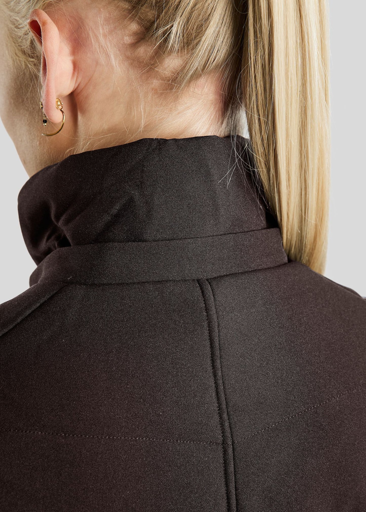 Dicte Chaqueta Larga técnica - Marrón