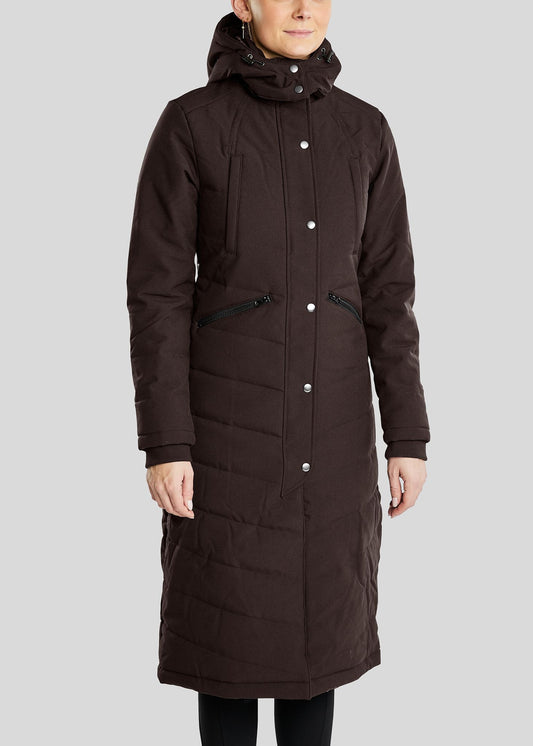 Dicte Chaqueta Larga técnica - Marron