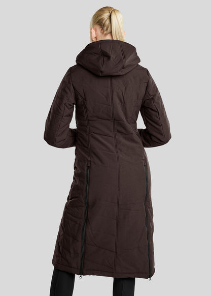 Dicte Chaqueta Larga técnica - Marrón