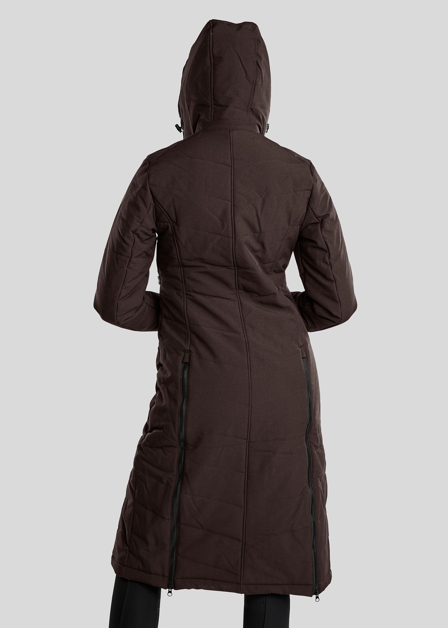 Dicte Chaqueta Larga técnica - Marrón