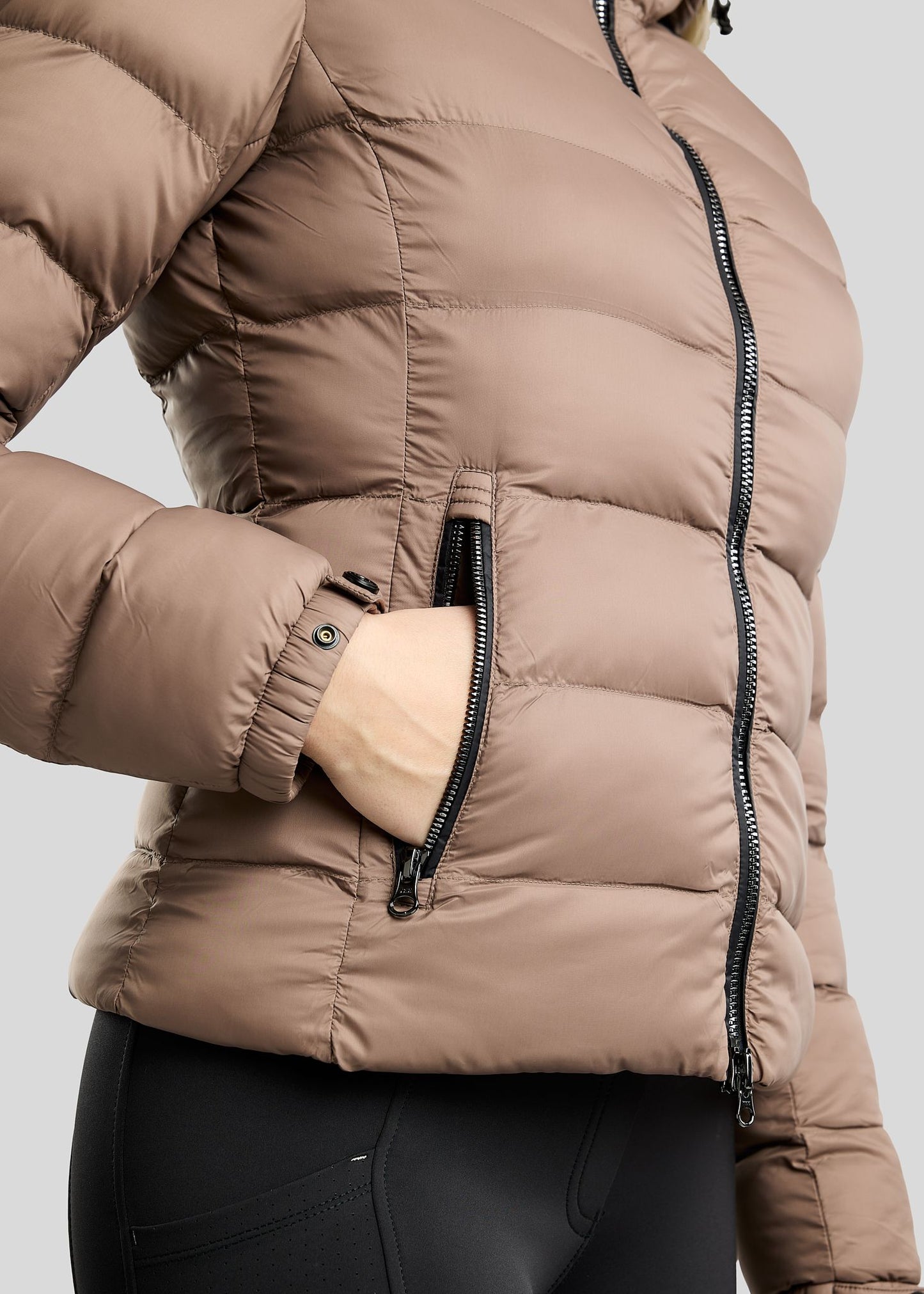 MoAthena REFINED chaqueta corta - Nougat Brown