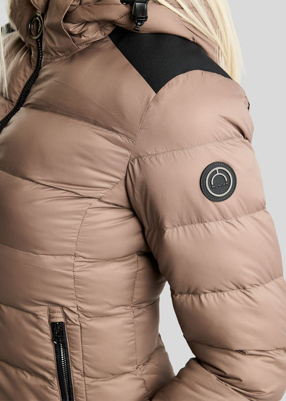MoAthena REFINED chaqueta corta - Nougat Brown