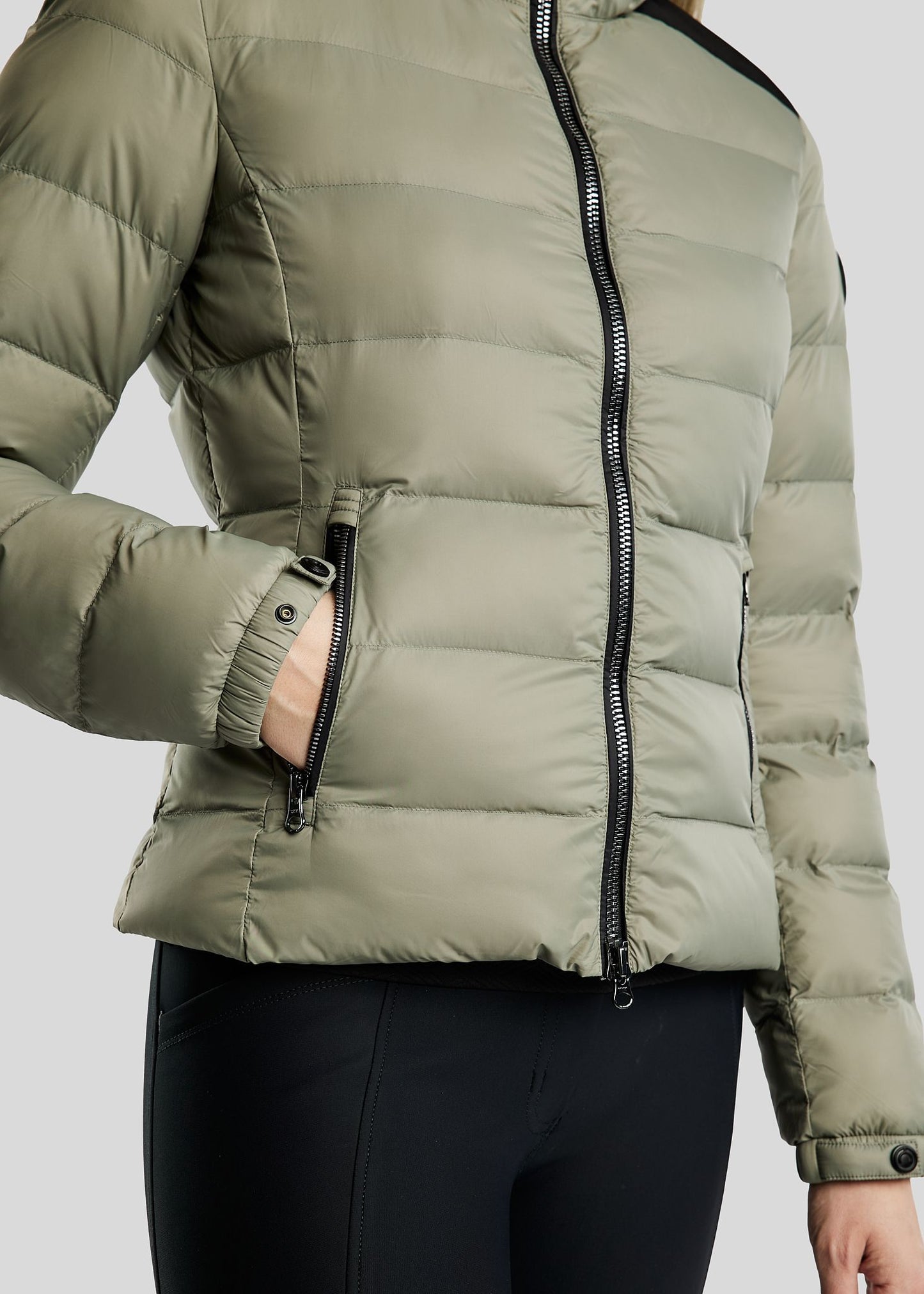 MoAthena REFINED chaqueta corta - Dusty Green
