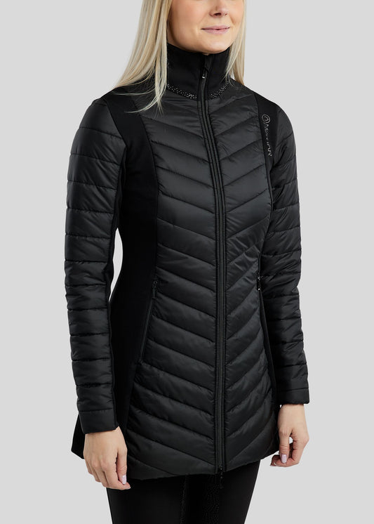 MoKitty chaqueta larga intermedia - Negro