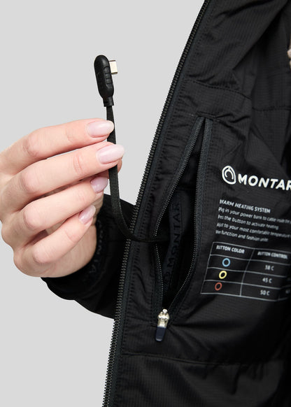 MoIsla Tech Chaqueta Calefactable - Negro