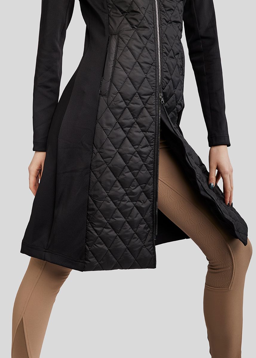 CURVE MoQuinn chaqueta larga acolchada/Softshell - Negro