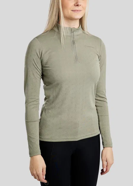 MoCilia Polo Jacquard REFINED - Dusty Green