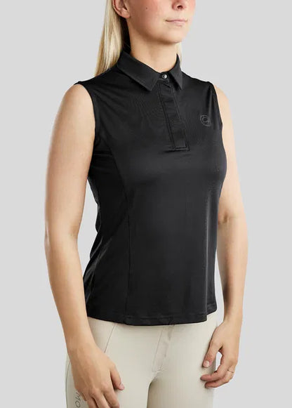 Fiona Polo sin mangas - Negro