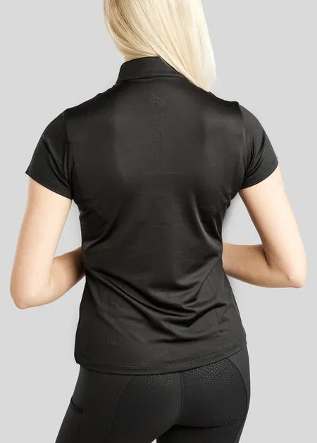 MoElaine Camiseta técnica Lasercut Logo - Negro