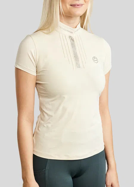 MoZuna REFINED polo - Warm Light Grey