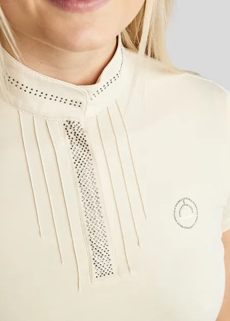 MoZuna REFINED polo - Warm Light Grey