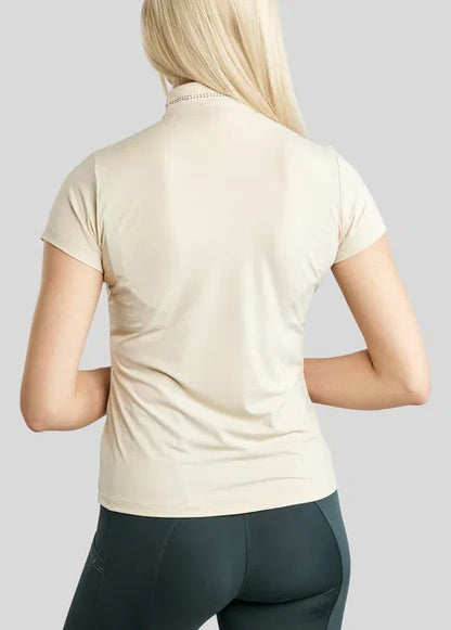 MoZuna REFINED polo - Warm Light Grey