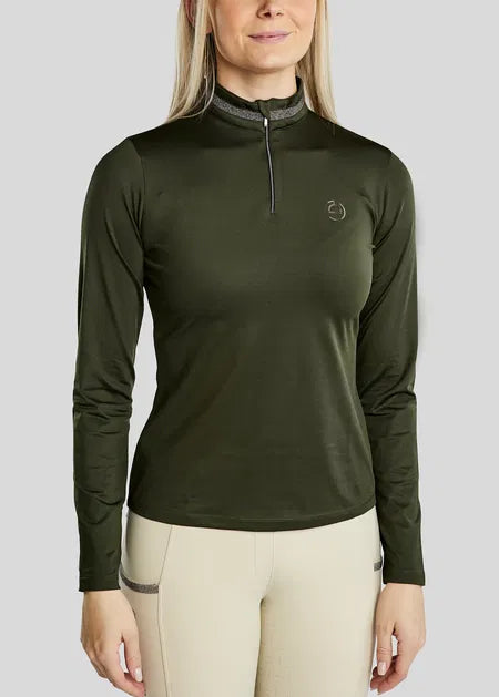 MoGaia Polo Termo con Gun Metal Caviar Tape - Olive