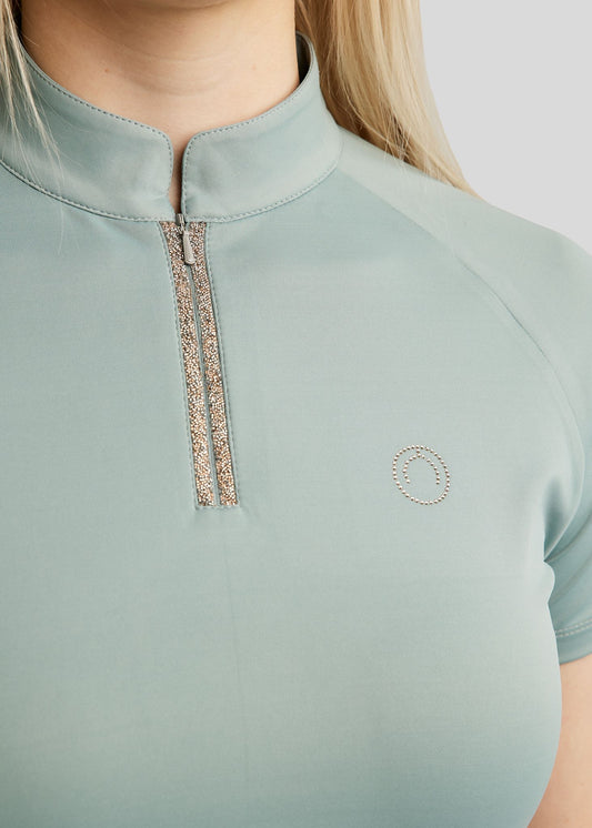 MoLila polo con detalles Champagne Crystal Tape - Turin