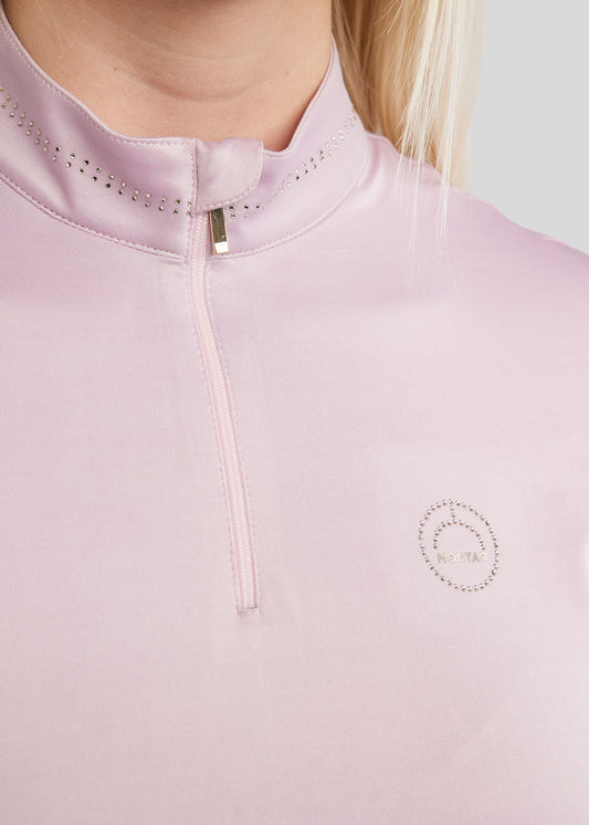 MoBlair polo técnico con brillis Champagne - Cheeky Pink