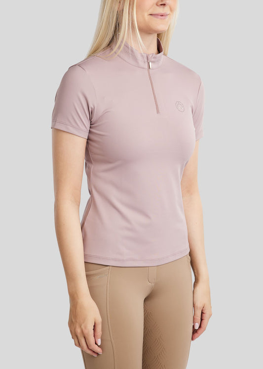 MoBlair polo técnico con brillis Champagne - Blush