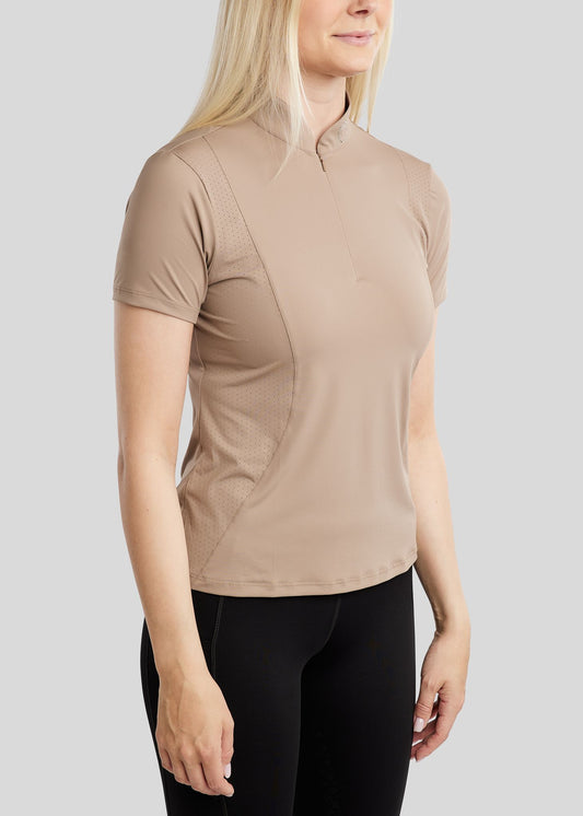 MoDahne polo técnico con brillis - Taupe