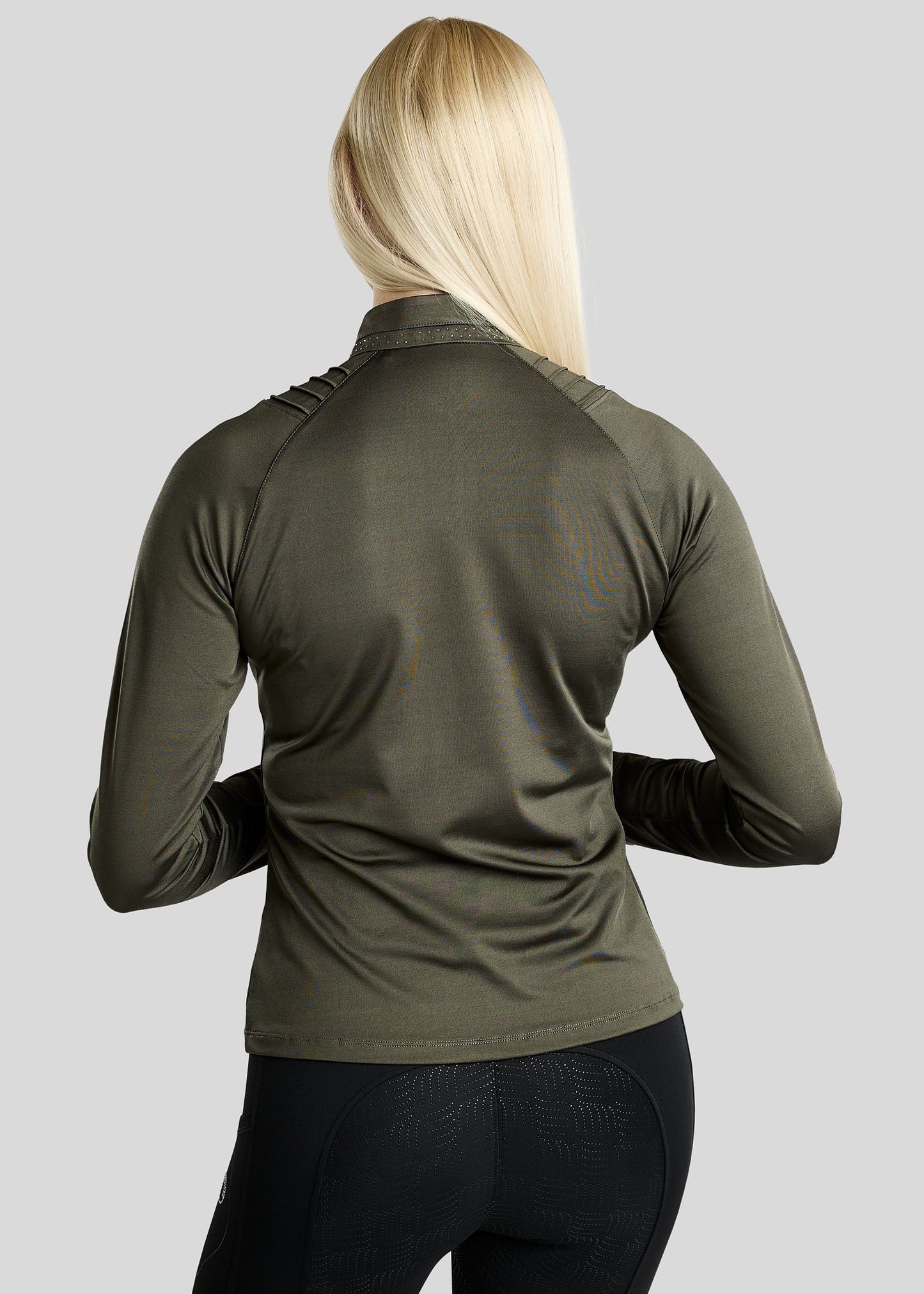 MoWilma Polo manga larga - Forest Green