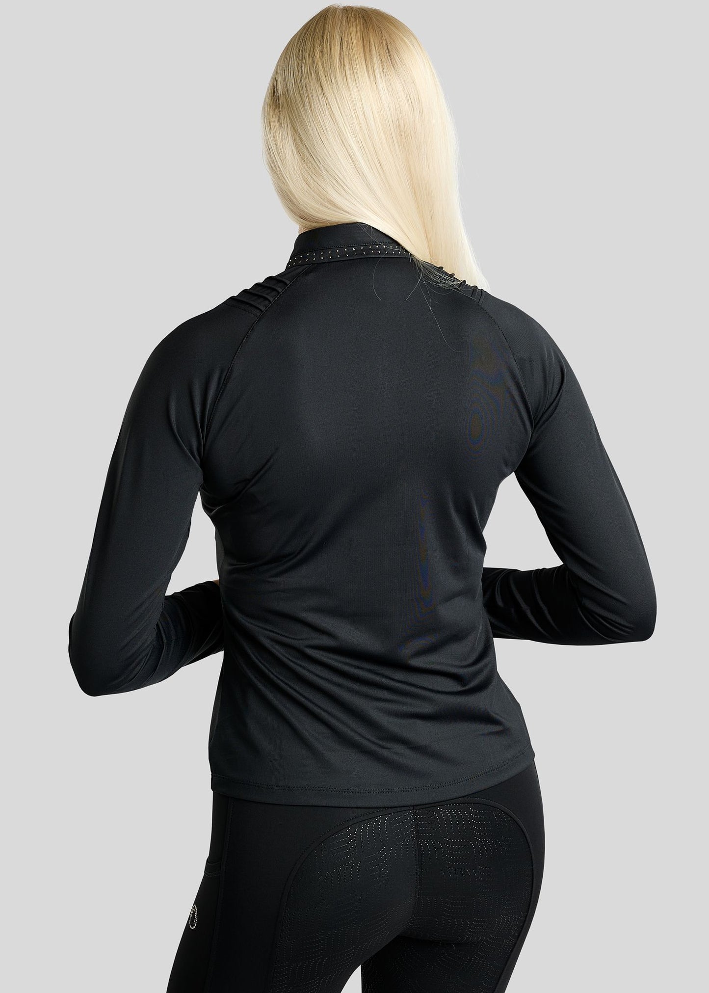 MoWilma Polo manga larga - Negro