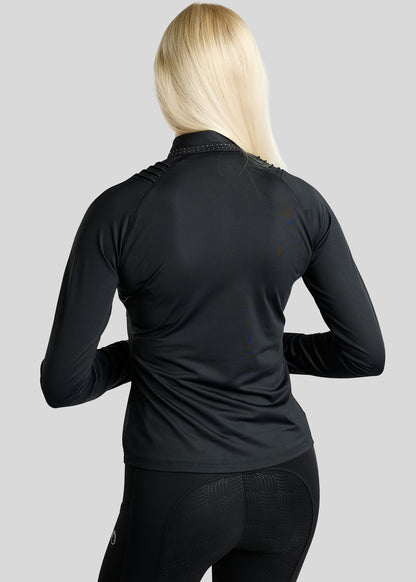 MoWilma Polo manga larga - Negro