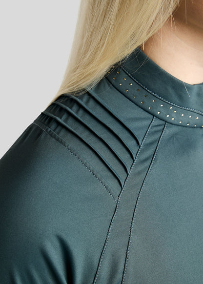 MoWilma Polo manga larga - Dark Slate