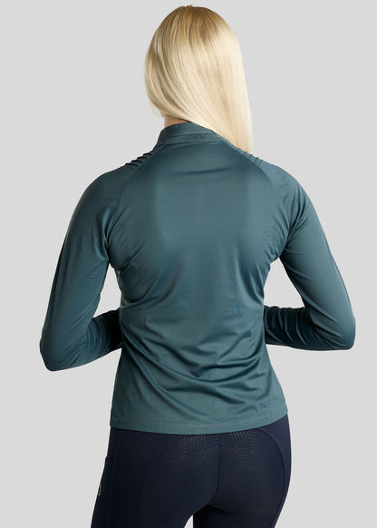 MoWilma Polo manga larga - Dark Slate
