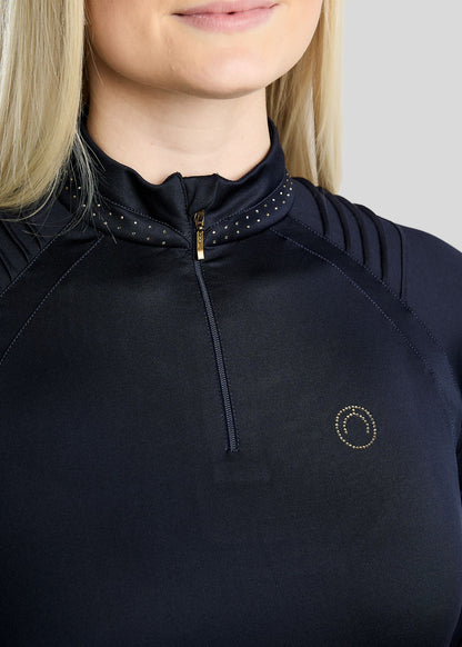 MoWilma Polo manga larga - Navy