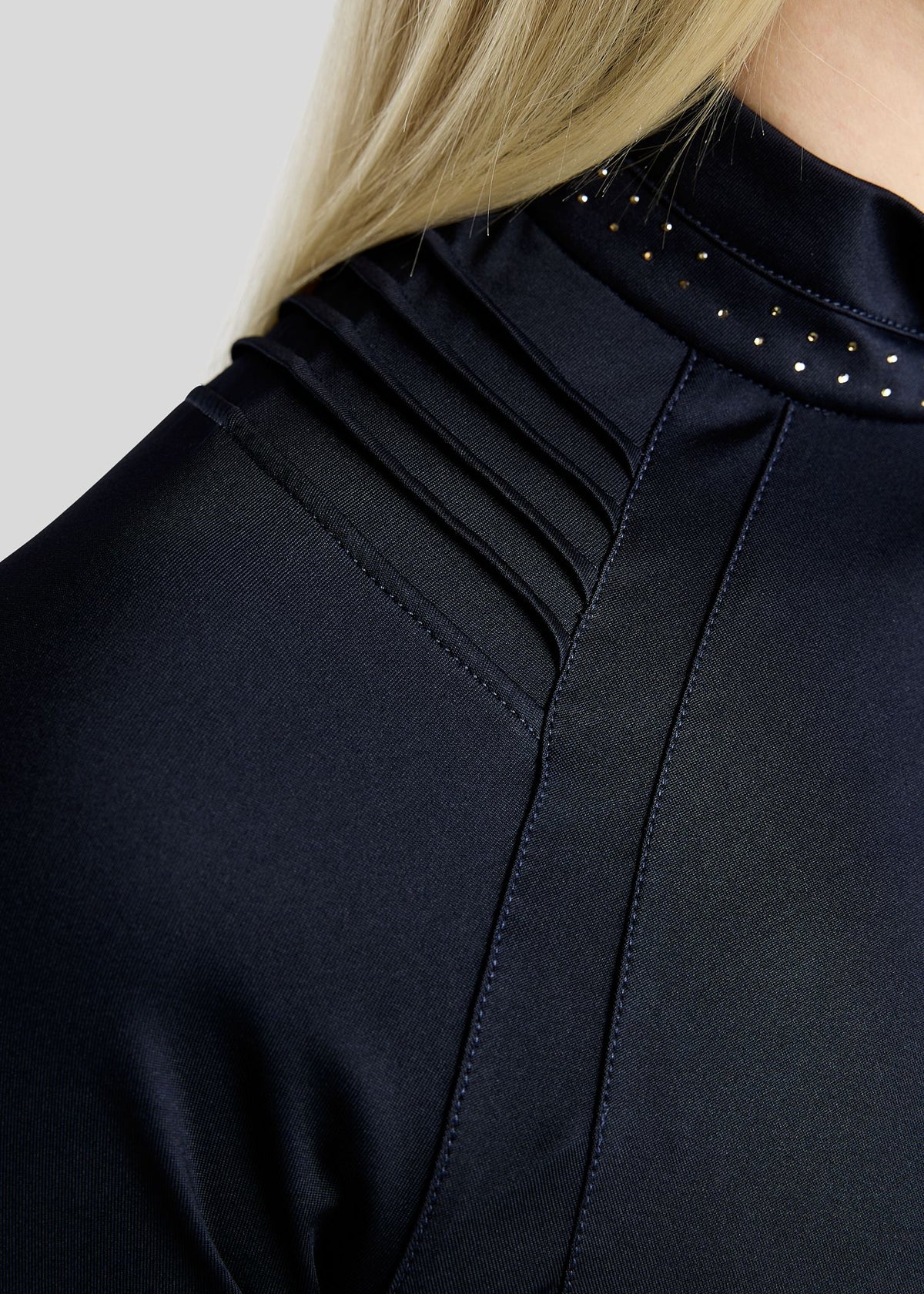 MoWilma Polo manga larga - Navy