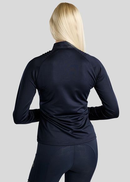 MoWilma Polo manga larga - Navy