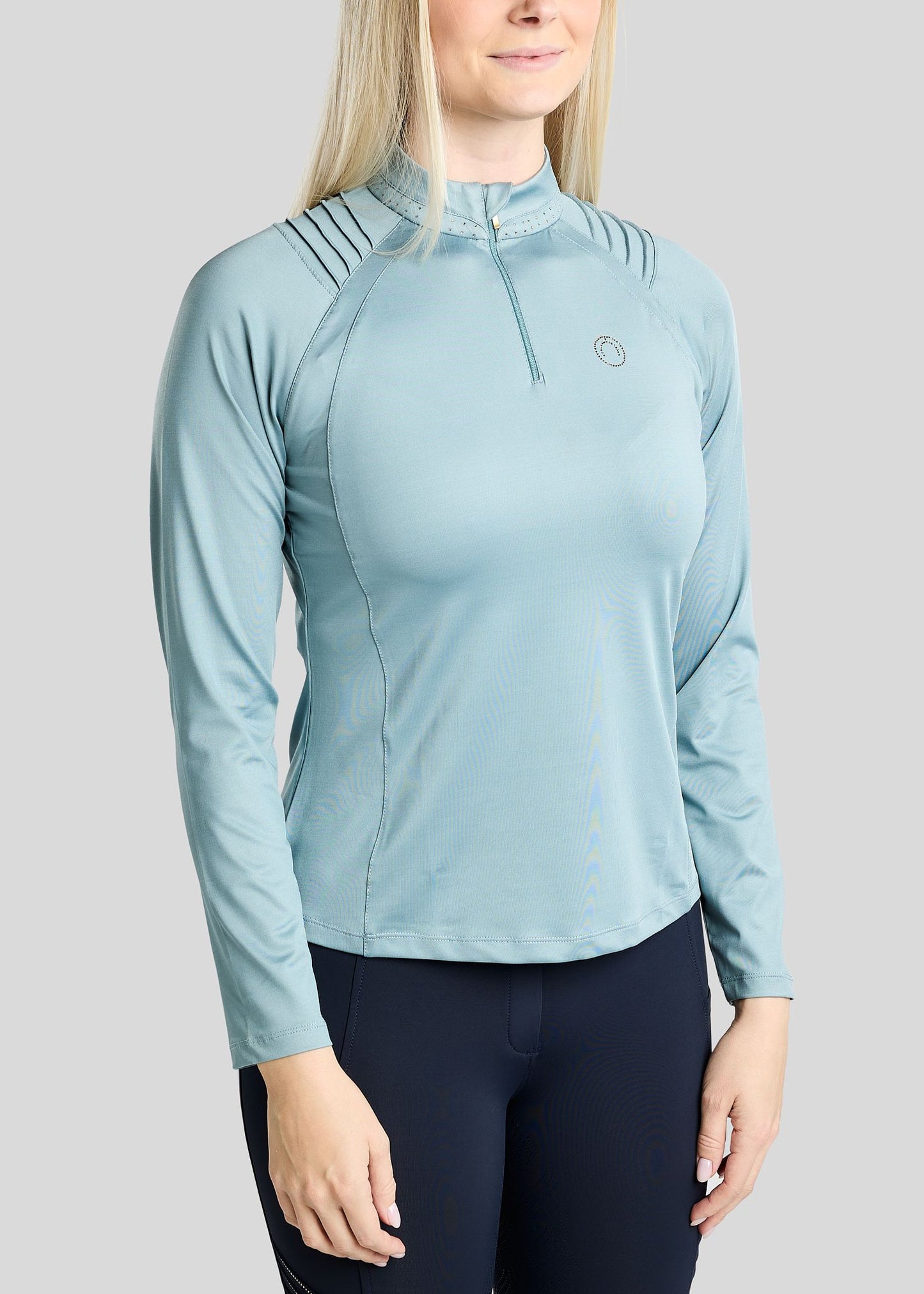 MoWilma Polo manga larga - Smokey Blue