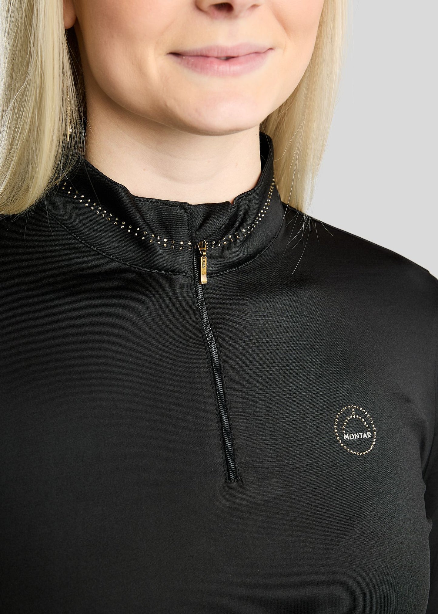 MoEverline Polo manga larga - Negro