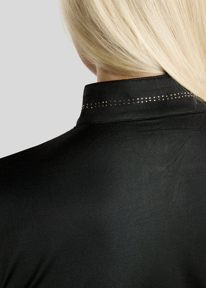 MoEverline Polo manga larga - Negro