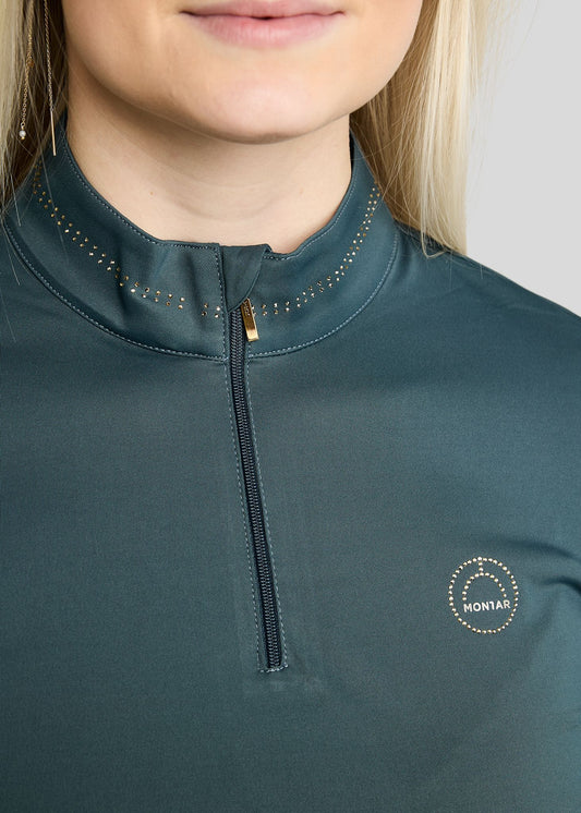 MoEverline Polo manga larga - Dark Slate