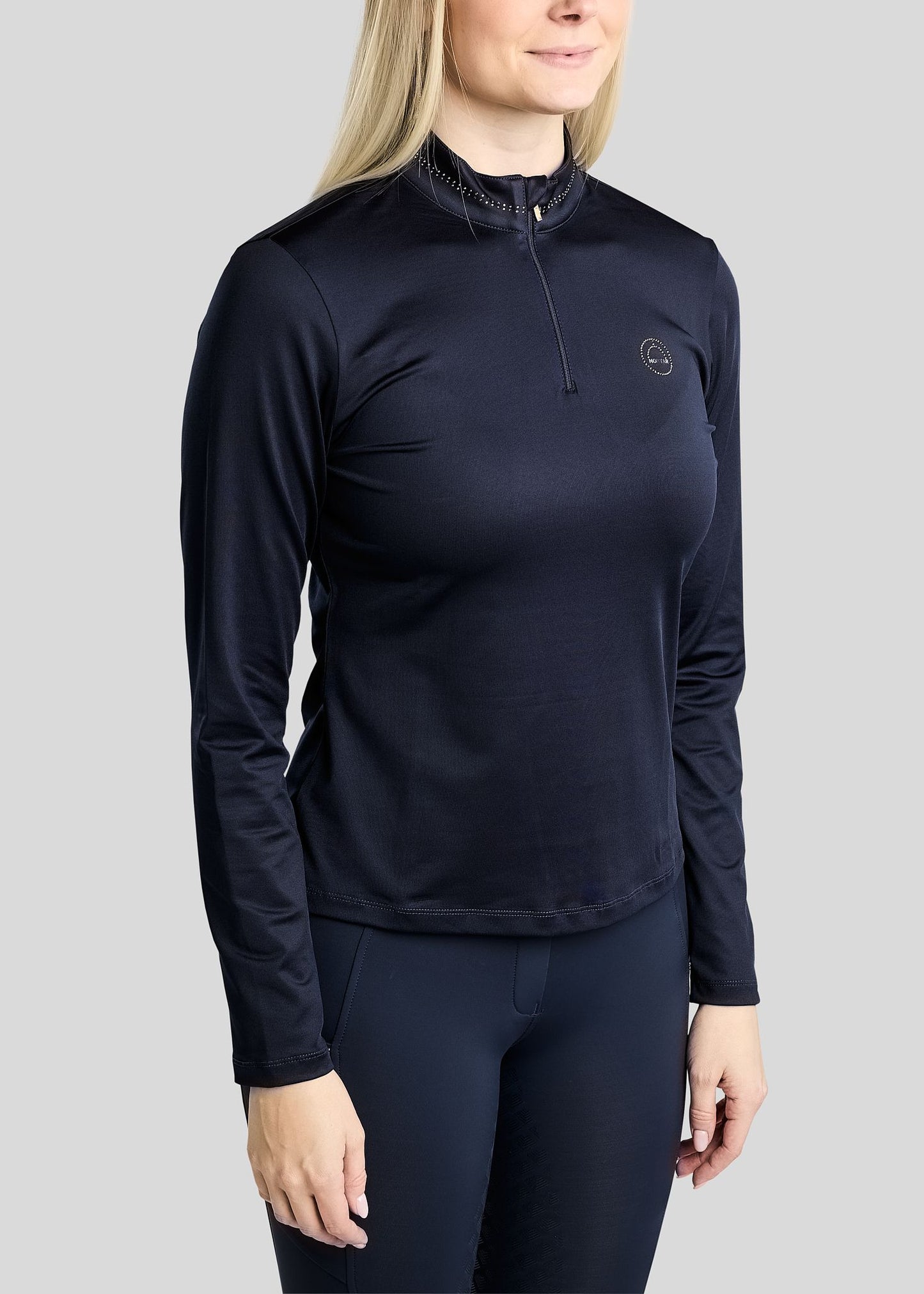 MoEverline Polo manga larga - Navy