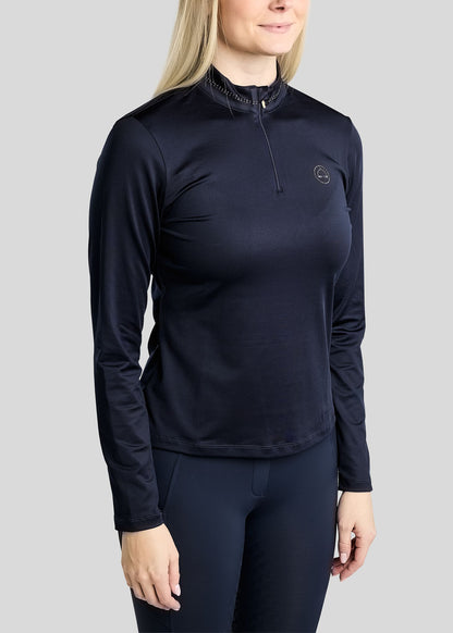 MoEverline Polo manga larga - Navy