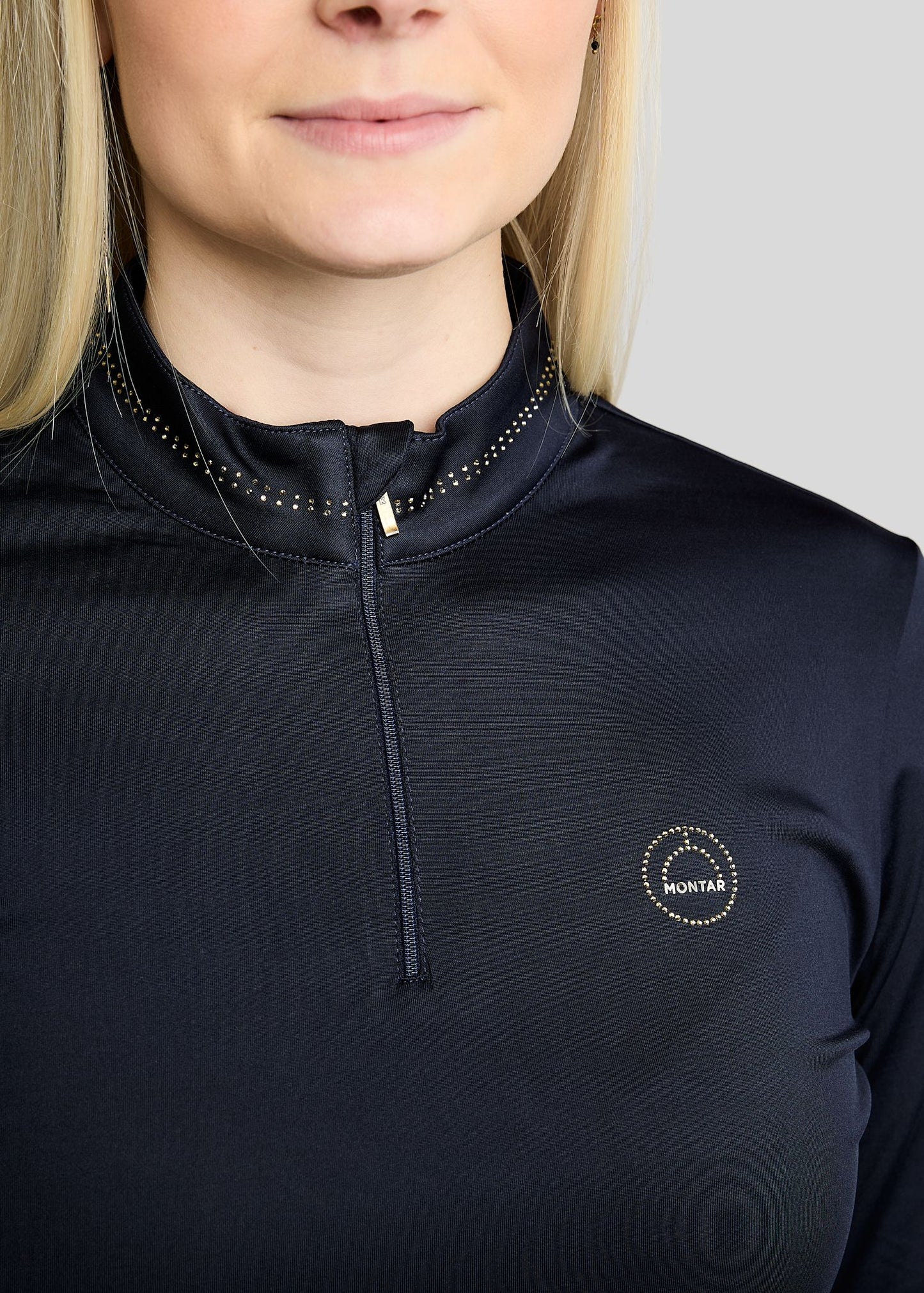 MoEverline Polo manga larga - Navy