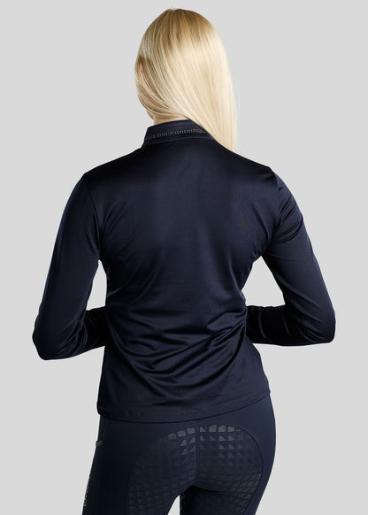 MoEverline Polo manga larga - Navy